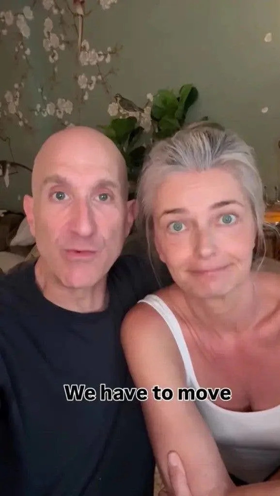 photo of paulina porizkova and fiance jeff greenstein