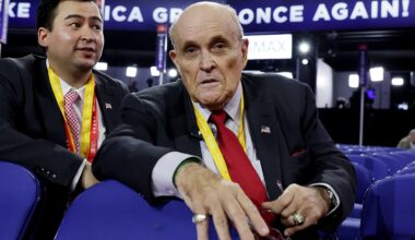 Rudy Giuliani in critical condition in hospital, Trump says