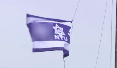 Swastika flag raised at NYU, stunning many during graduation week