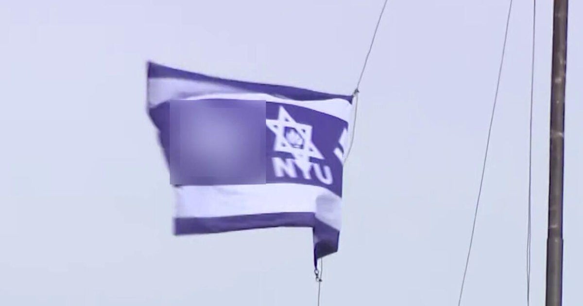 Swastika flag raised at NYU, stunning many during graduation week