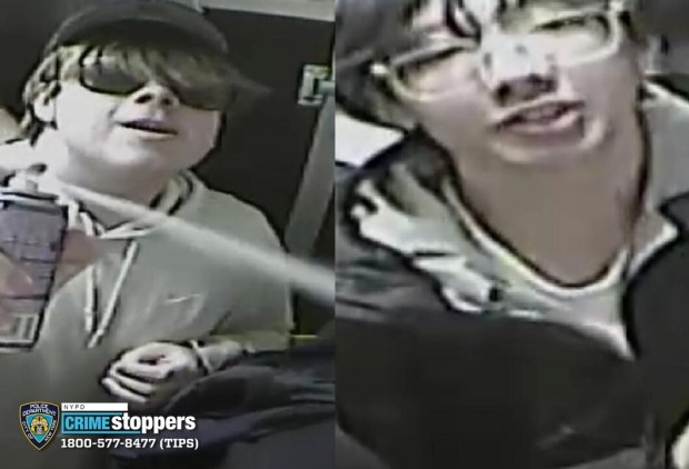 Police have released surveillance video images of more than a dozen individuals who they said stormed into the Church of Scientology of New York's headquarters in Midtown as part of a viral Tiktok stunt known as "speedrunning." (NYPD)