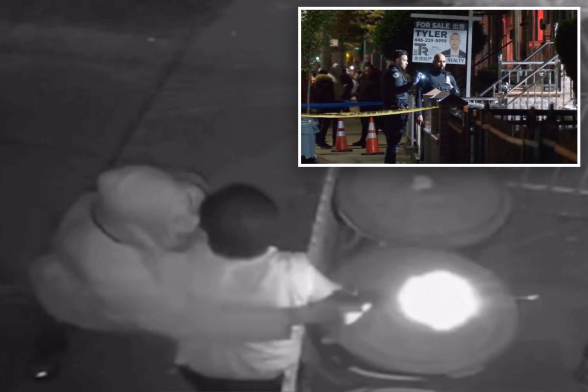 Harrowing video shows dramatic struggle over money before NYC shooter opens fire on man
