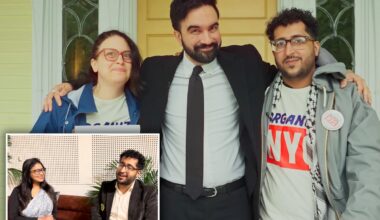 Mamdani staffer wears keffiyeh in official city video at Gracie Mansion in NYC as Jewish leaders call it 'a direct act of hate'