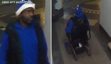 NYC crook steals motorized wheelchair from Bronx building uses it for slow getaway