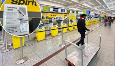 Dozens of Spirit Airlines flights cancelled across NY, NJ following shutdown