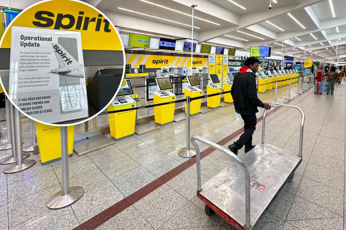 Dozens of Spirit Airlines flights cancelled across NY, NJ following shutdown