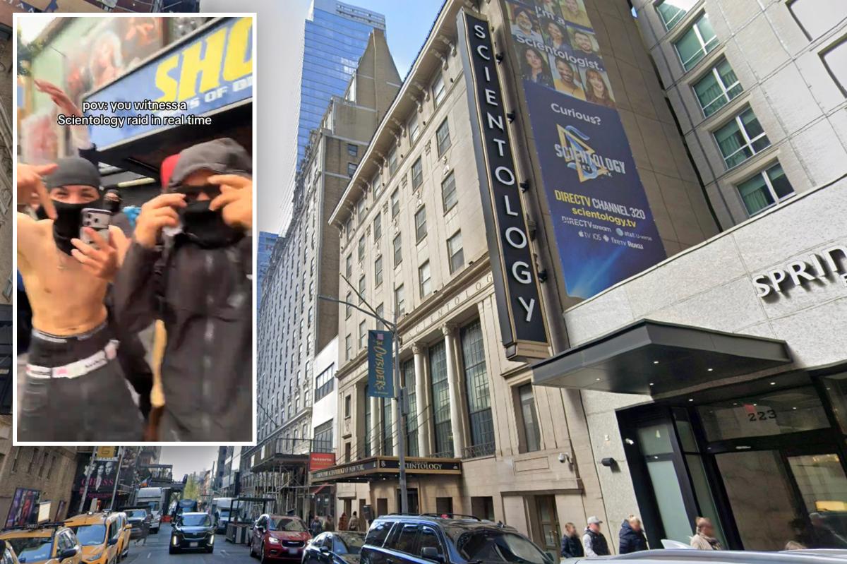 Mob of rowdy teens storm NYC Scientology Church amid viral 'speed running' trend
