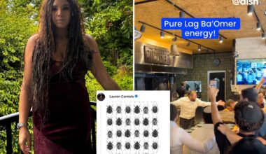 NYC public schools social worker posted images of bugs on video of Jews celebrating holiday