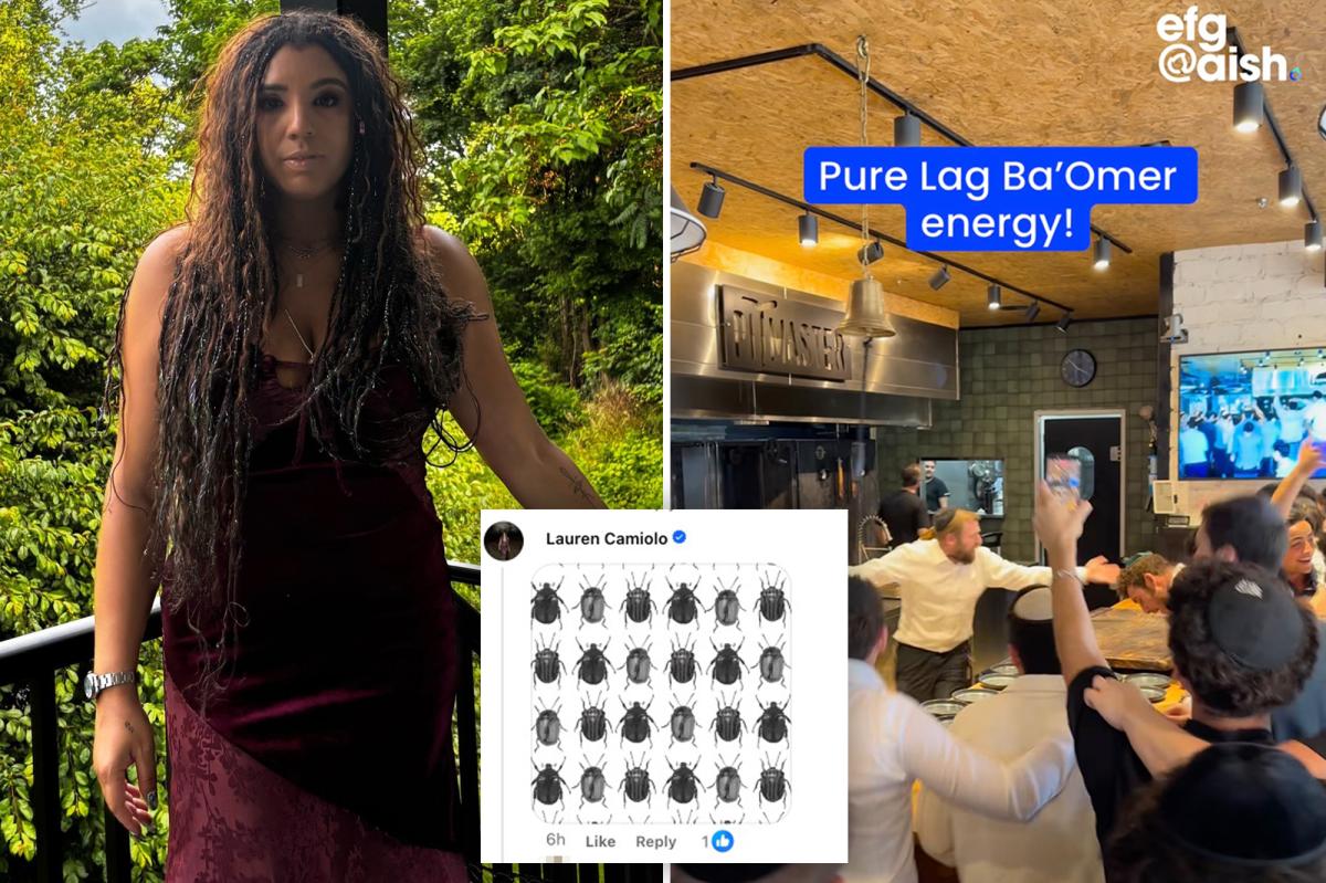 NYC public schools social worker posted images of bugs on video of Jews celebrating holiday