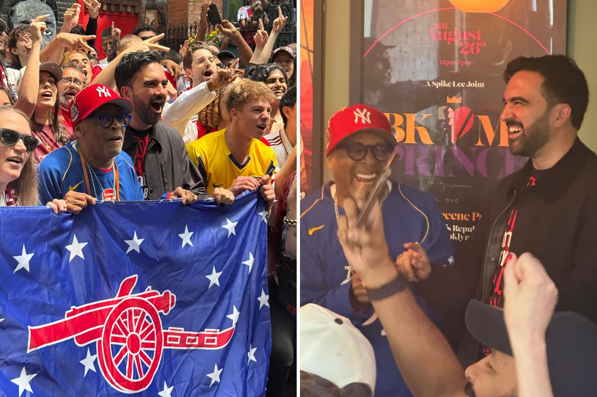 Zohran Mamdani rubs elbows with Spike Lee to cheer on English soccer team in NYC