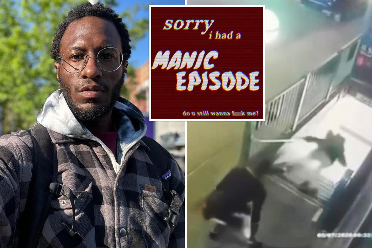 Accused killer subway shover posted about 'manic episode' before string of unhinged busts