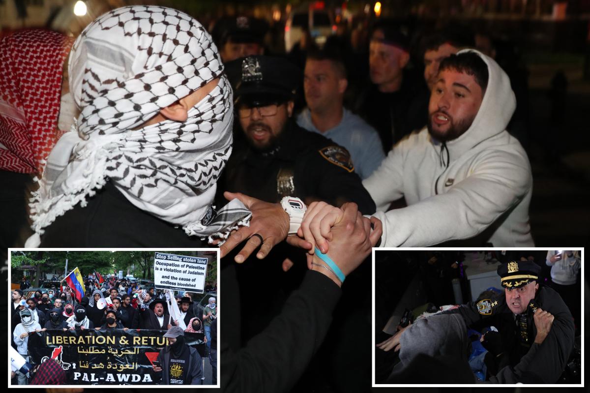 Violent anti-Israel protesters yank woman's hair, flash strobe light in boy's face at disturbing NYC rally