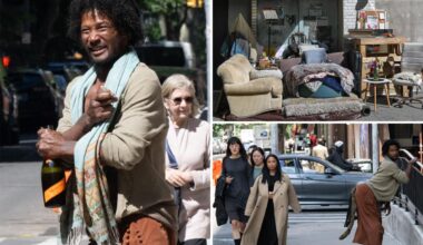 Twerking, tailed homeless man named Tiger turns NYC sidewalk into his own luxe lair