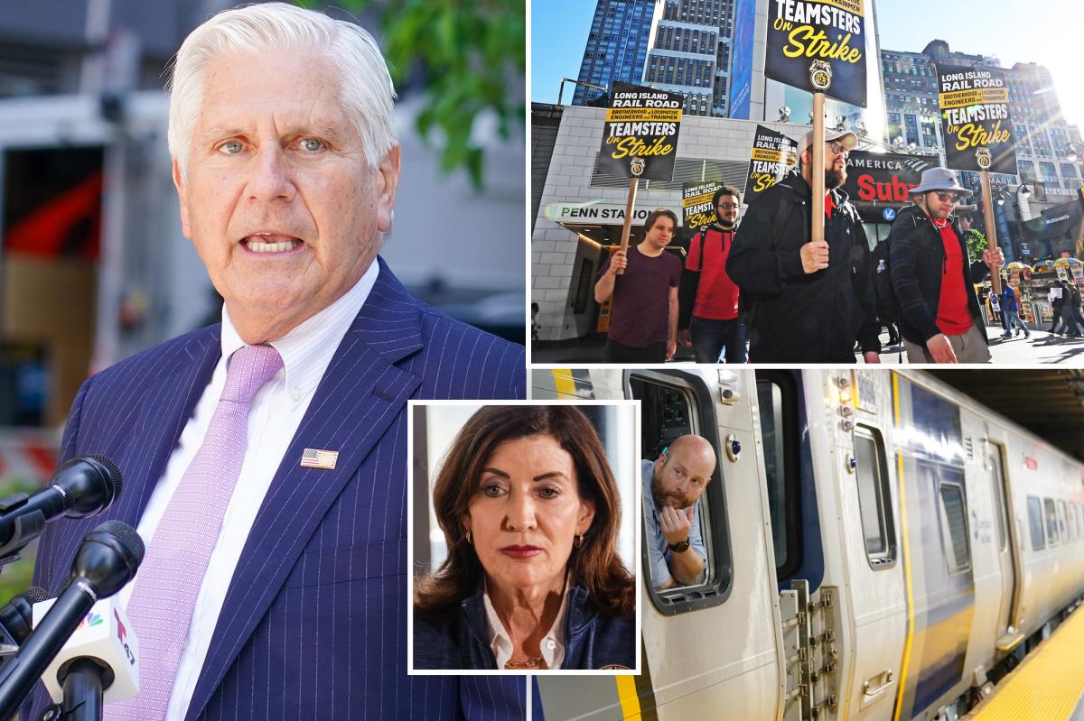 Bruce Blakeman rips into Kathy Hochul over LIRR strike, says gov 'failed to do her job'
