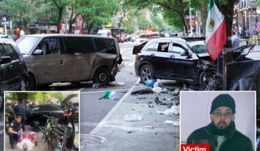 Suspected drunk driver who killed 2 in NYC horror crash was just 2 blocks away from his home: cops