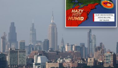 NYC air quality alert as temperatures soar into the 90s