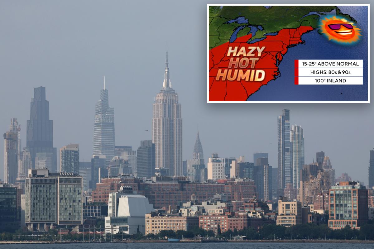 NYC air quality alert as temperatures soar into the 90s