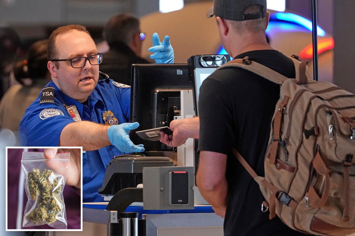 TSA quietly starts letting passengers bring weed on planes — with a catch
