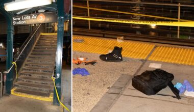 NYC straphanger falls to death between train cars during fight: cops, sources