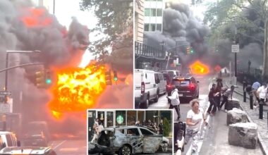 MTA car explodes in NYC near Wall Street's Charging Bull