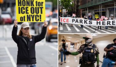 Feds booted from NYC parking garage after anti-ICE protest