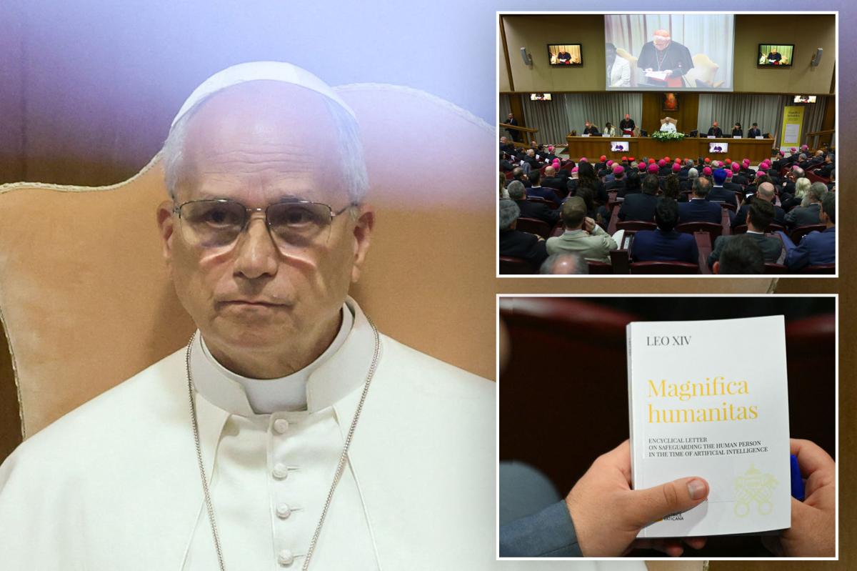 Pope Leo issues dire warning on 'anti-human' AI and new 'Tower of Babel' in first encyclical