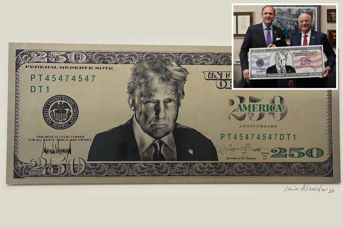 Trump's team pushes for new $250 bill with his face on it
