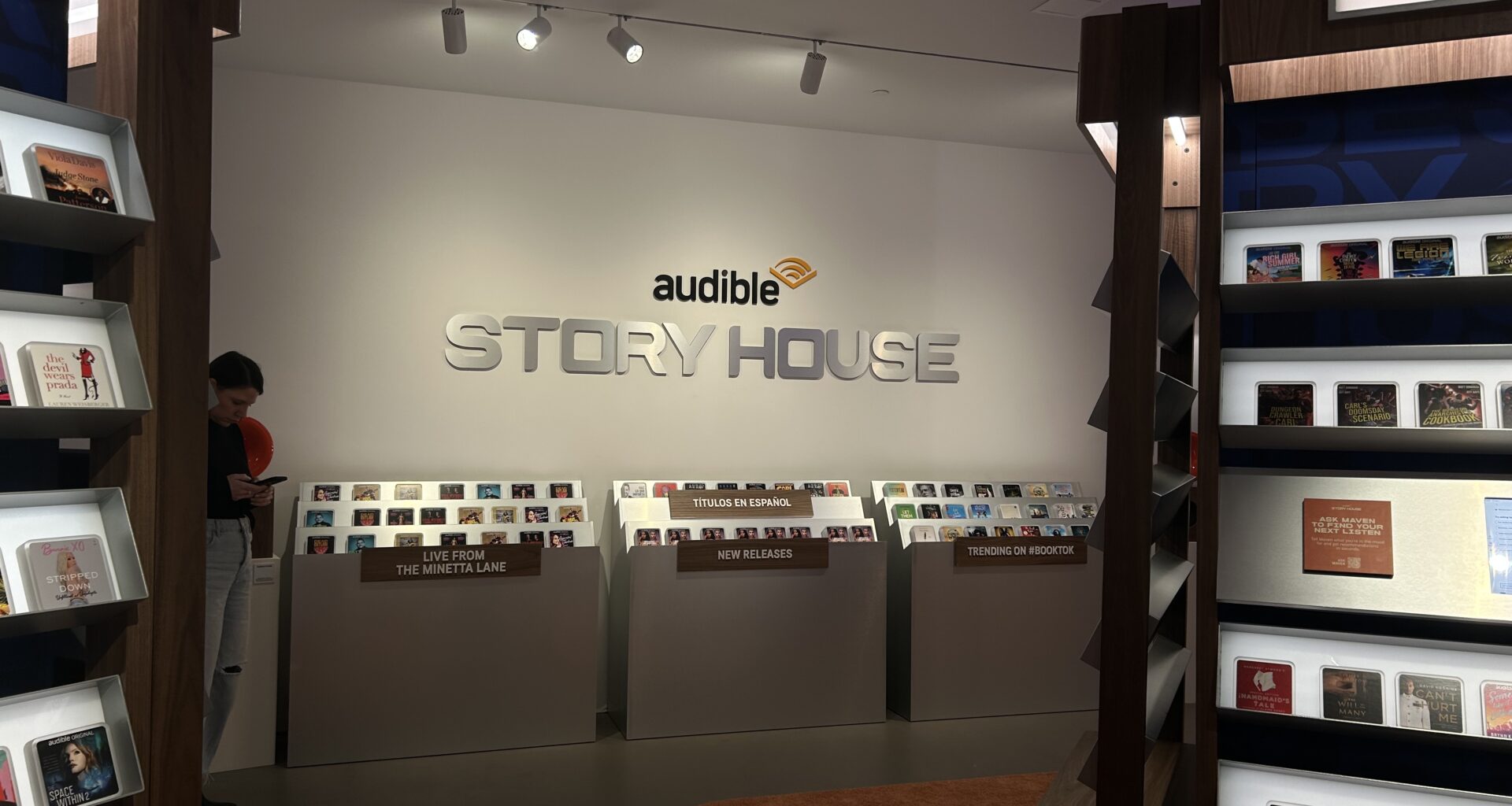 Audible’s Manhattan Pop-Up Makes Audiobooks Social