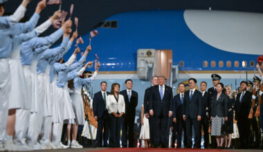 Trump Live Updates: GOP Blocks Bid to End Iran War; President Arrives in China For Xi Meeting