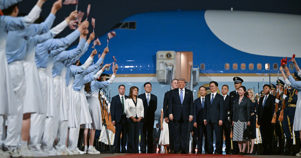 Trump Live Updates: GOP Blocks Bid to End Iran War; President Arrives in China For Xi Meeting