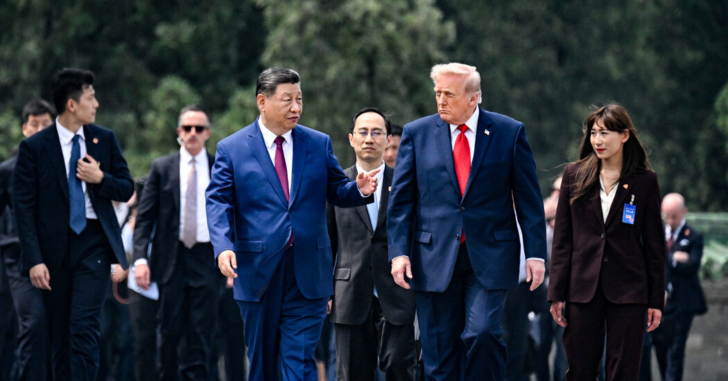 Live Updates: Trump Bristles Ahead of More Meetings With Xi on Day 2 of China Summit