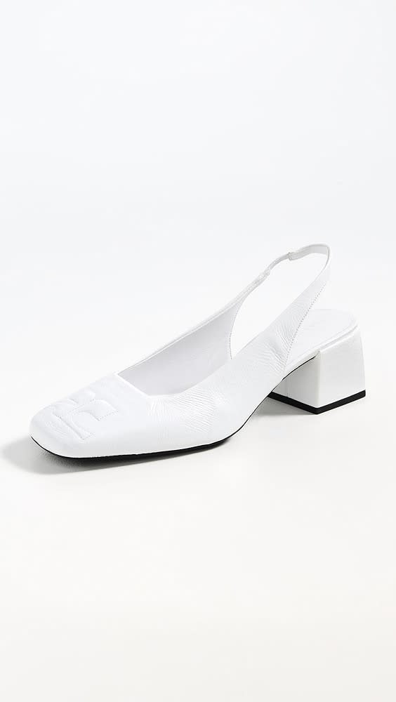 Courrèges Heritage Vinyl Slingbacks