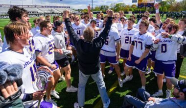 UAlbany men’s lacrosse wins third straight America East title