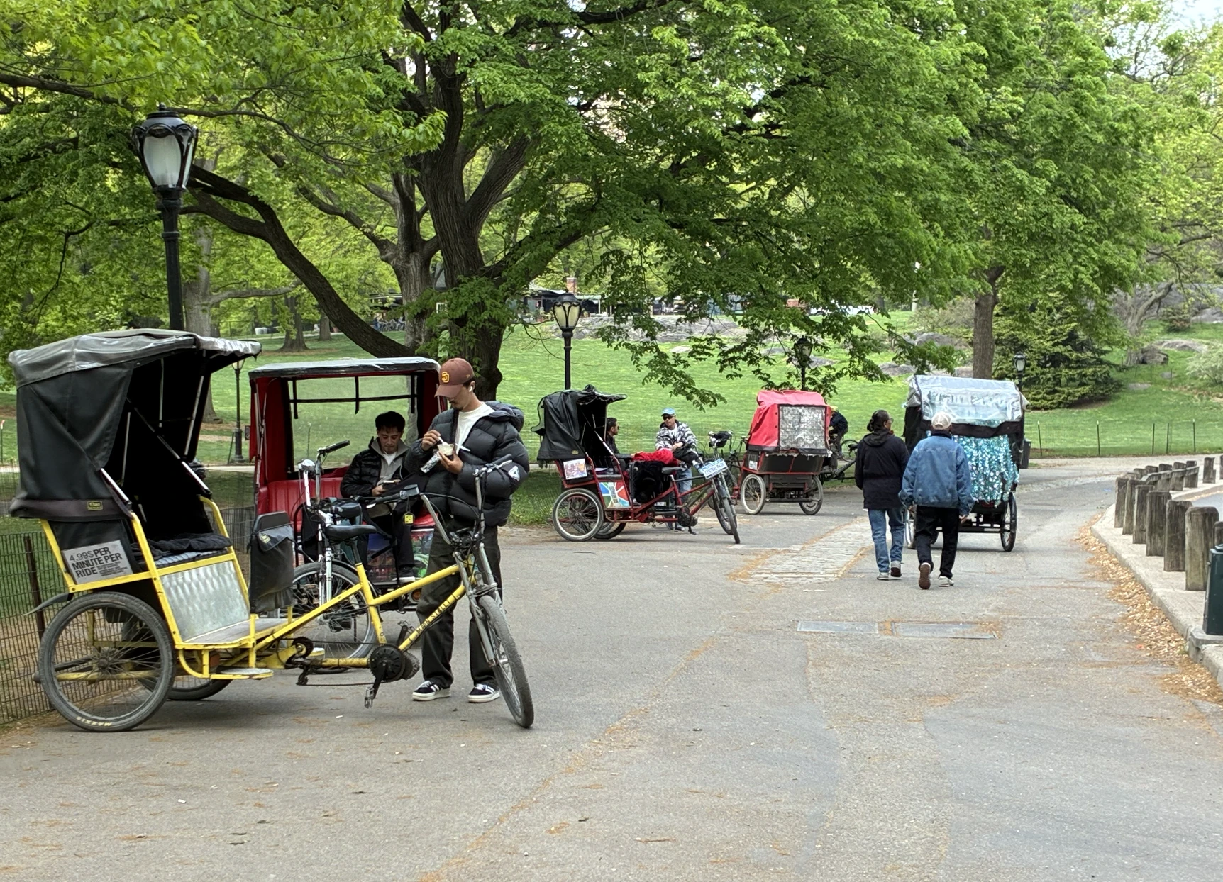 Pedicab tour of Central Park