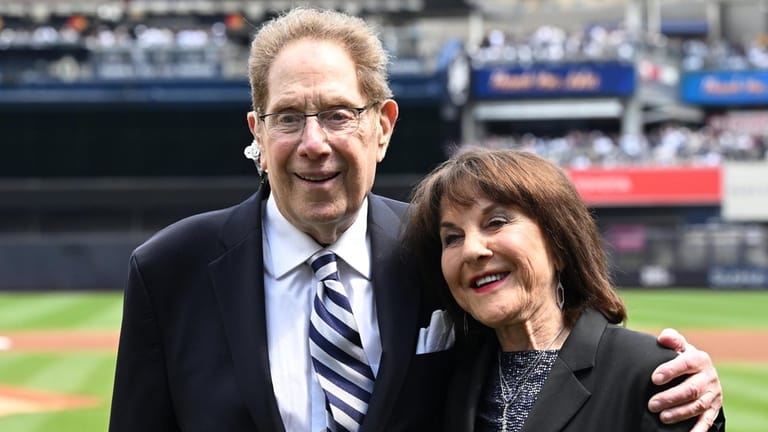 John Sterling and his longtime Yankees radio broadcast partner Suzyn Waldman...