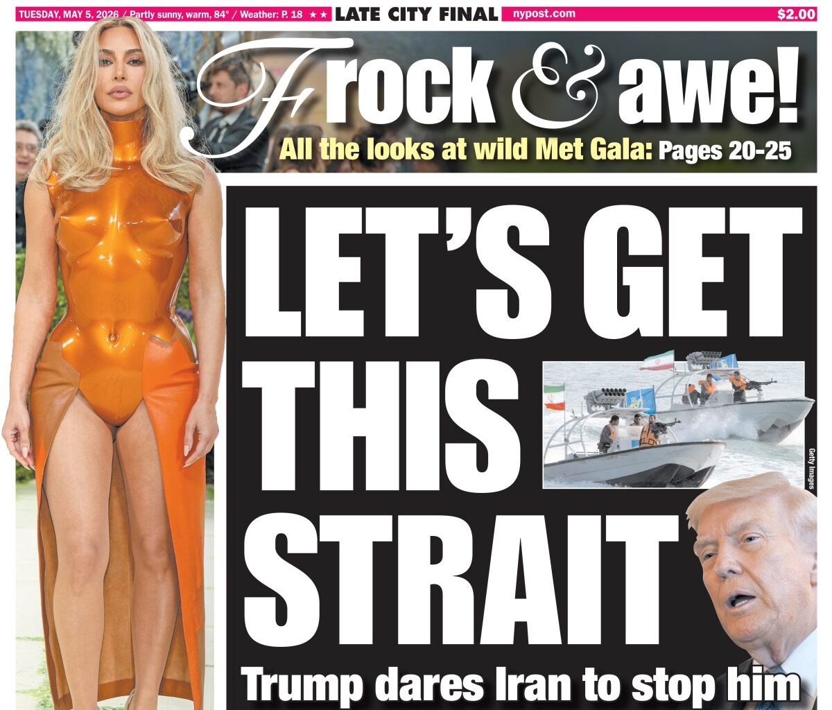 New York Post Cover for May 5, 2026