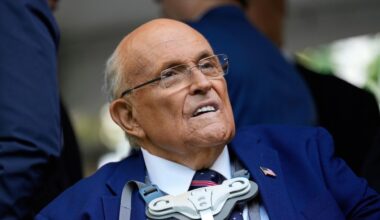 Rudy Giuliani given last rites while hospitalized with pneumonia but now improved, doctor says