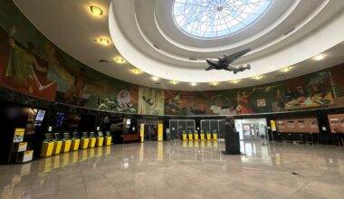 Historic LaGuardia Airport terminal deserted after Spirit Airlines shutdown