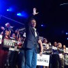 Texas Democratic Senate candidate Texas state Rep. James Talarico waves to the crowd before speaking Mar. 4 in Austin. Talarico raised $27m in the first quarter of 2026, leading a pack of Democrats who outraised Republicans in several key Senate matchups.