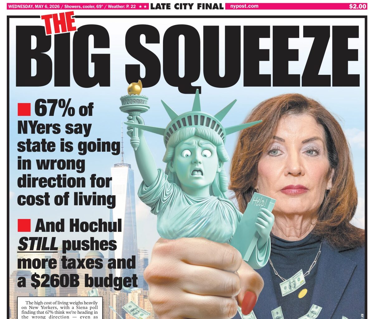 New York Post Cover for May 6, 2026