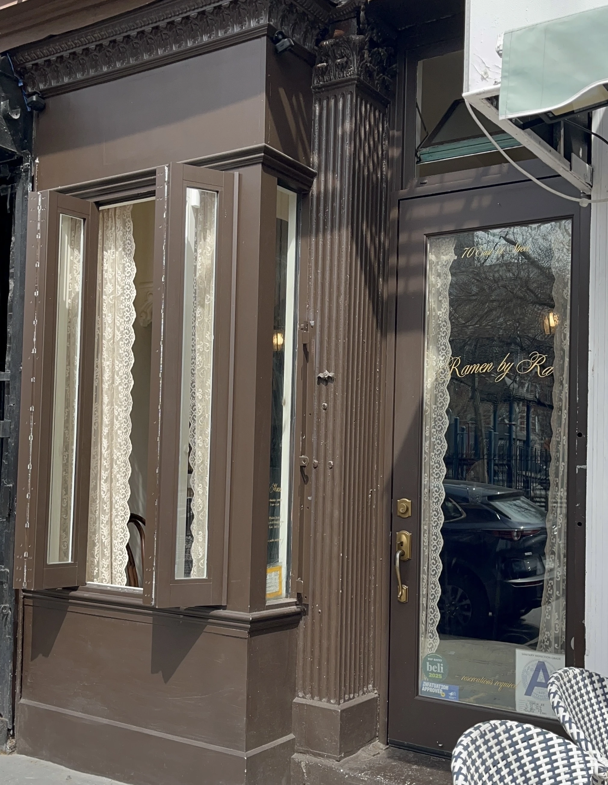 The storefront of Ramen By Ra