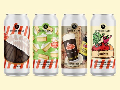 A Marriage Brewed in Brooklyn! Legendary Junior's Cheesecake and Fan Favorite Other Half Brewing Partner on Limited Edition Dessert-Inspired Beers