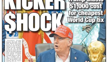 New York Post Cover for May 8, 2026