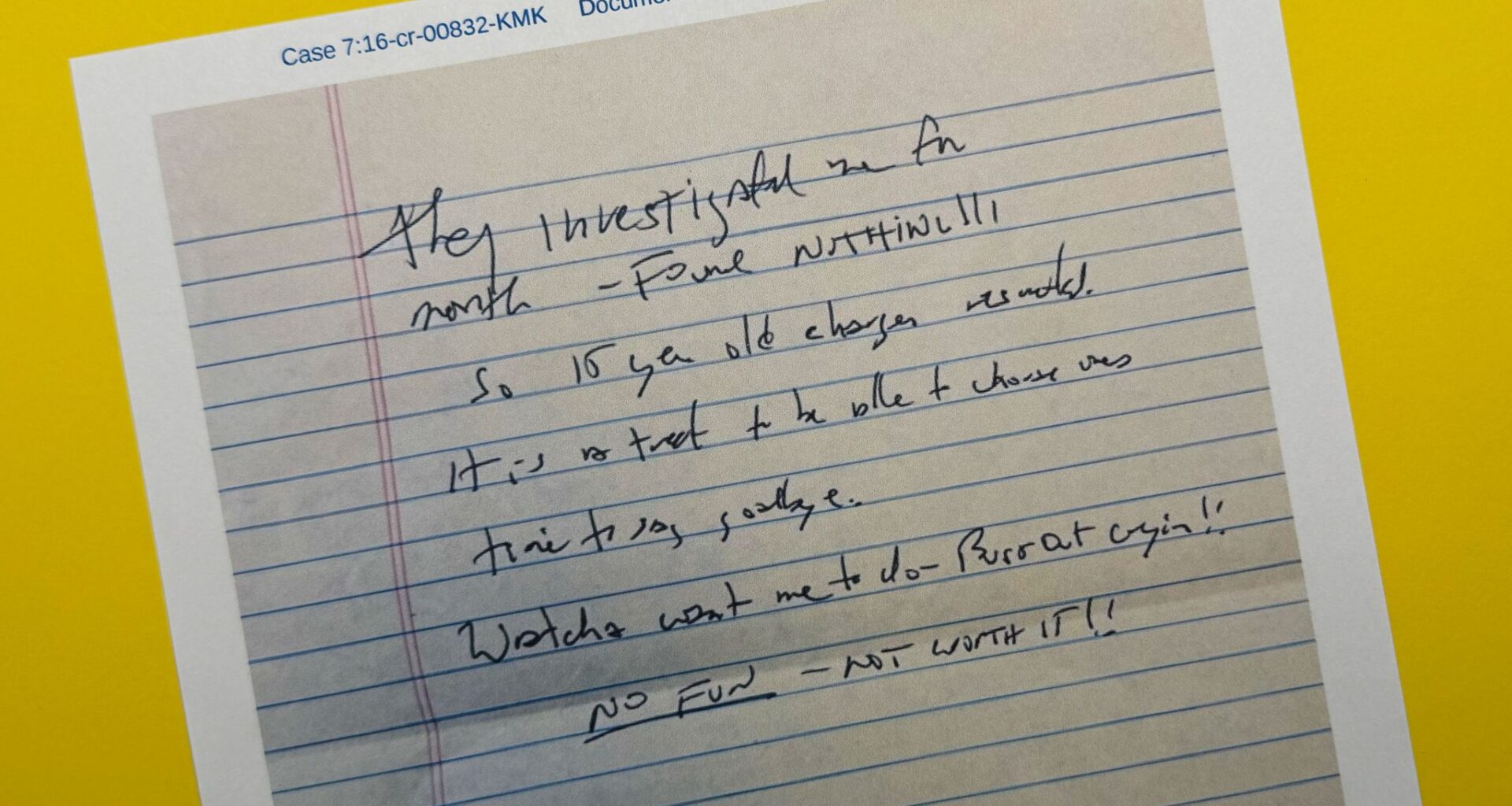 Handwriting on newly released note matches one found after Epstein's death, experts tell AP