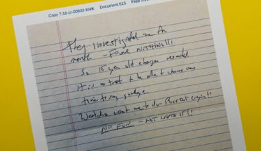 Handwriting on newly released note matches one found after Epstein's death, experts tell AP