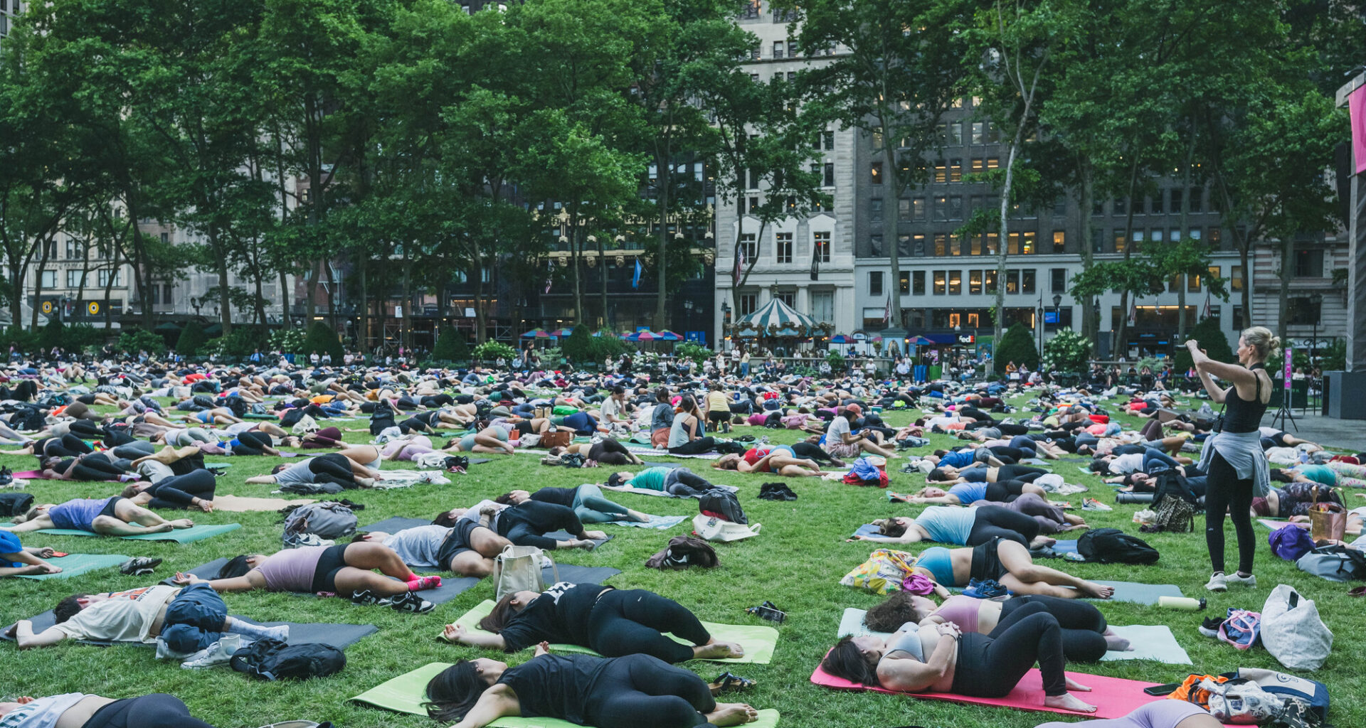 Bryant Park Free Yoga Schedule 2026