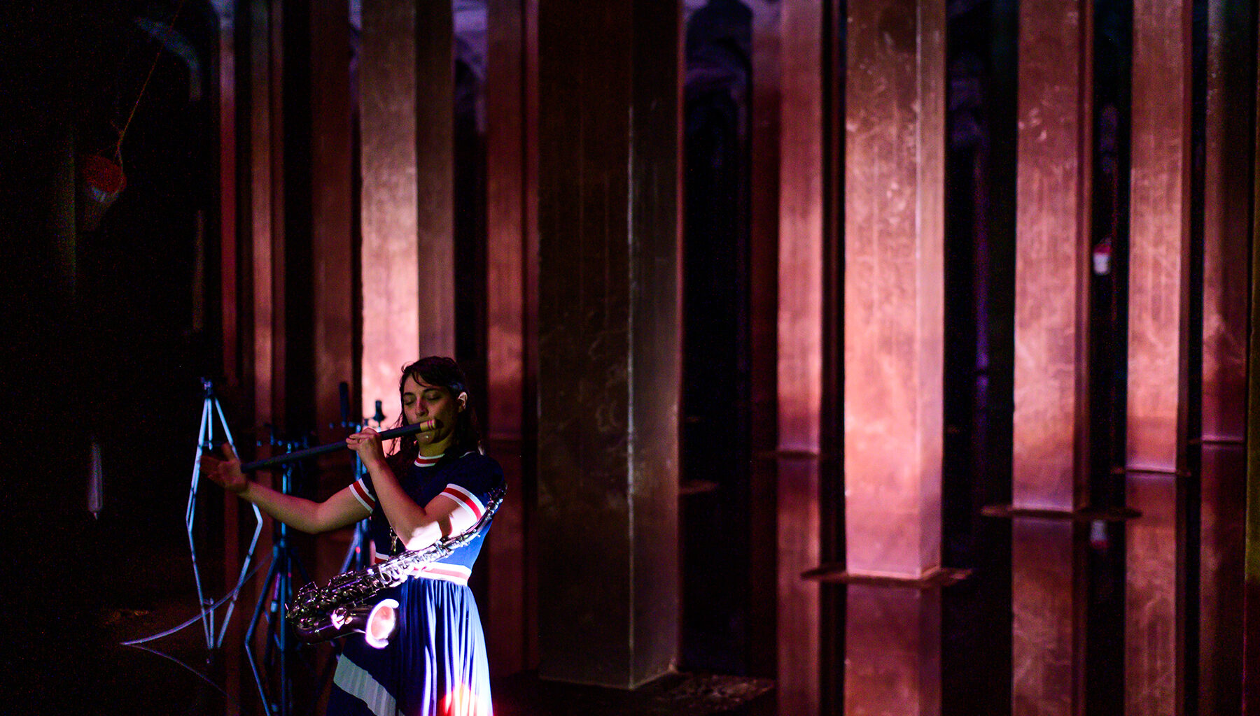 Poughkeepsie cistern concert transforms abandoned reservoir into venue