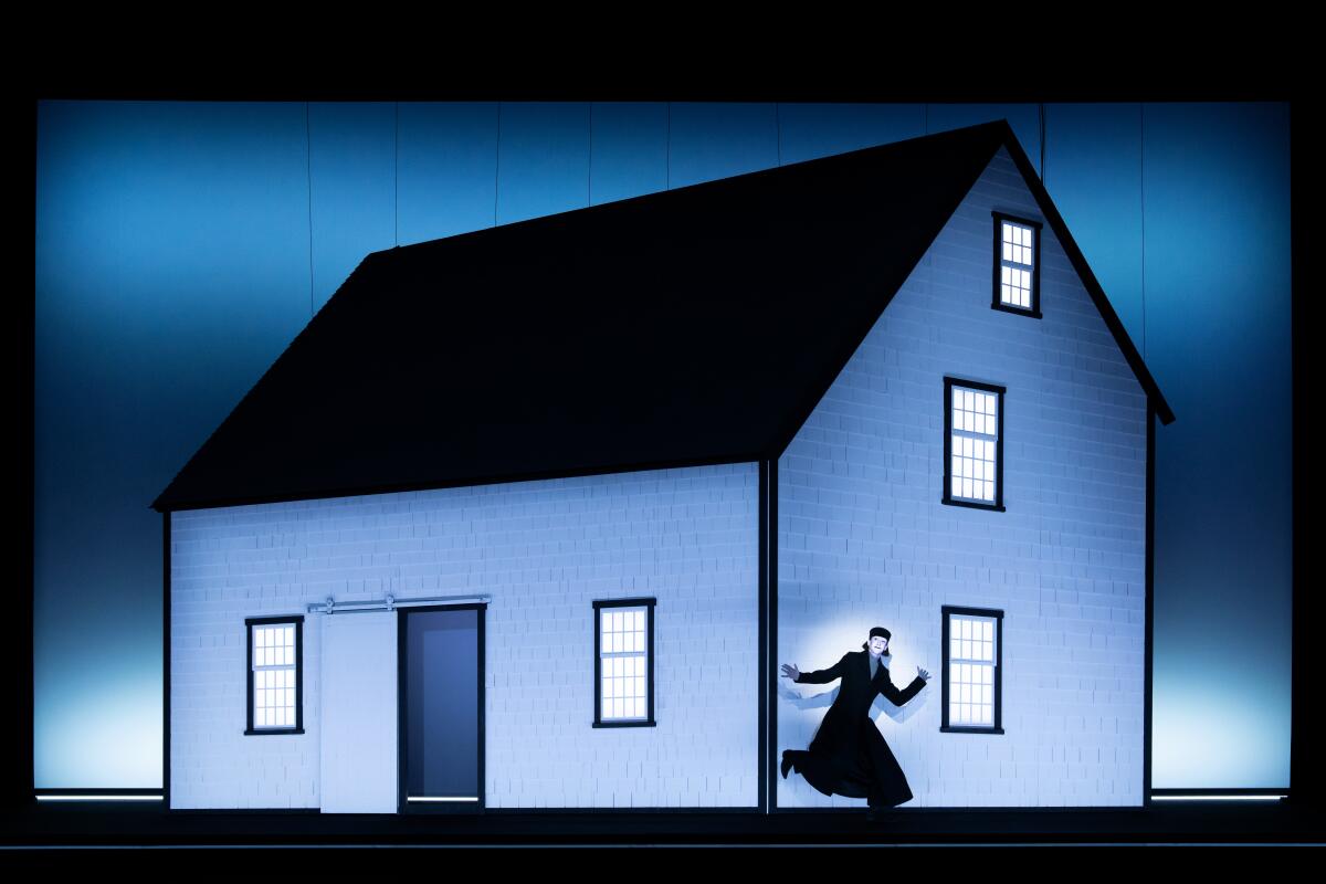 Ralph Gehrmann as Ishmael in Robert Wilson's production of 'Moby Dick' at Brooklyn Academy of Music