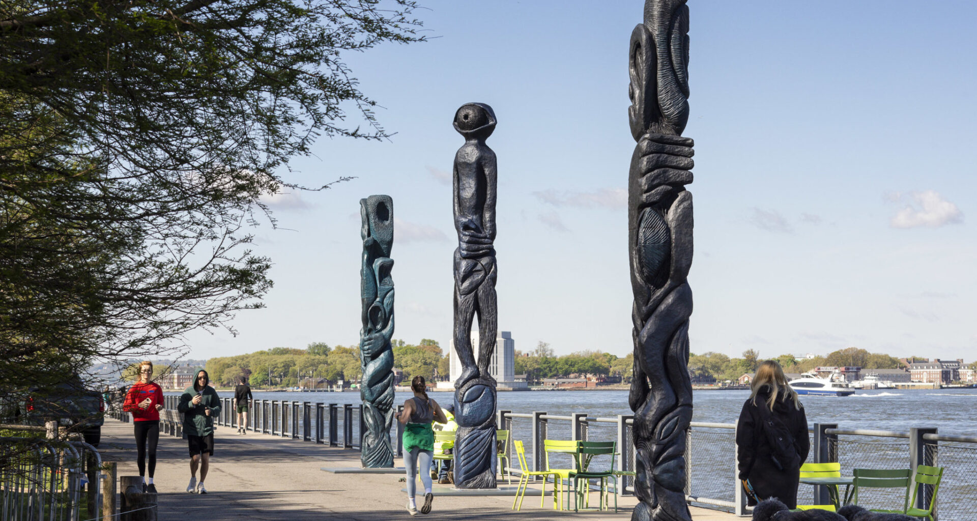 There Are Three Enormous Totems on the Brooklyn Waterfront in NYC. What do They Mean?