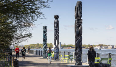 There Are Three Enormous Totems on the Brooklyn Waterfront in NYC. What do They Mean?